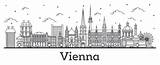 Vienna Isolated sketch template