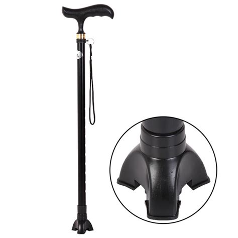 standing cane tip universal  tripod cane support lightweight durable elastic anti
