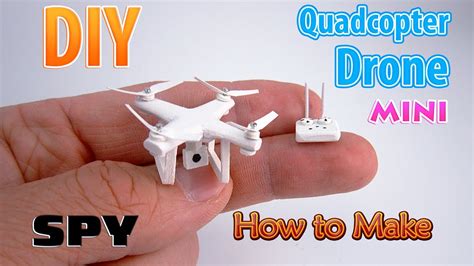 diy miniature spy drone quadcopter dollhouse  polymer clay youtube
