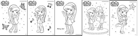 berry biggest strawberry shortcake fan cherry jam colouring pages