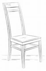 Chair Coloring Printable Pages Color Drawing Furniture Categories sketch template