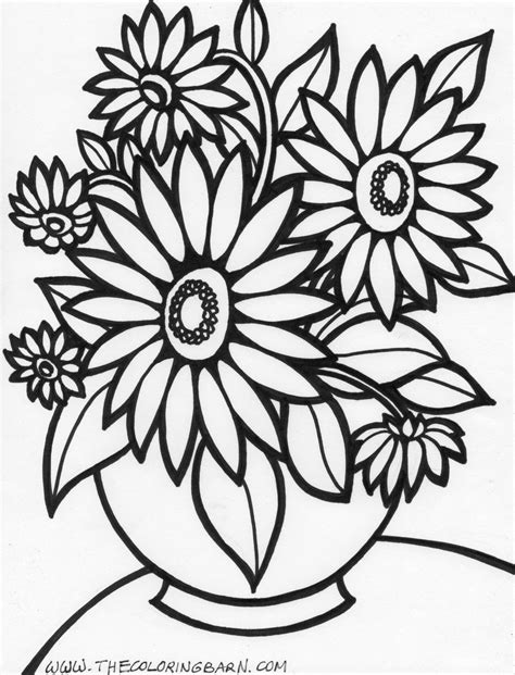 flower coloring pages  teens coloring home