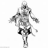 Creed Ezio Xcolorings Critter Ubisoft Action Posted 1152px sketch template