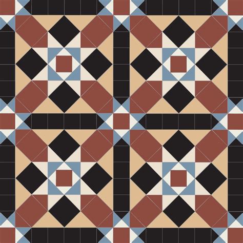grasmere geometric floor tiles