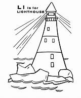 Coloring Pages Lighthouse Sheet Activity Beach Colouring Abc Lighthouses House Light Letter Sheets Alphabet Color Kids Clipart Print Template Carolina sketch template