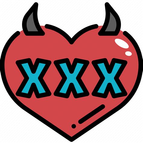 Xxx Erotic Sex Evil Sexy Heart Icon Download On Iconfinder