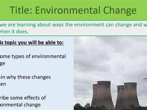 environmental change lesson gcse biology teaching resources