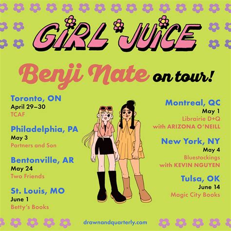 Benji Nate On Tour With Girl Juice – Drawn And Quarterly