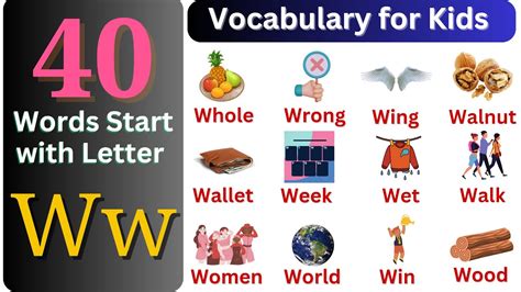 letter  words  kids  letter words english vocabulary learn