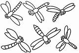 Coloring Pages Dragonfly Dragonflies Printable Animals Insects Drawing Fly Kids Cute Print Color Cartoon Clipart Insect Clip Cliparts Pond Colouring sketch template
