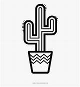 Cactus Outline Saguaro Pngitem sketch template