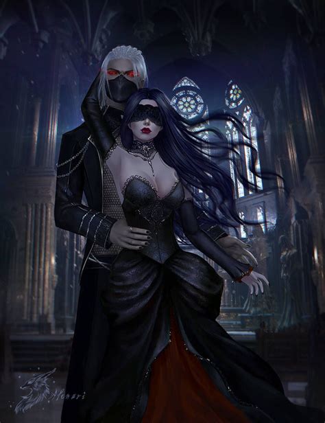 is it you by alenari gothic fantasy art fantasy art couples vampire art
