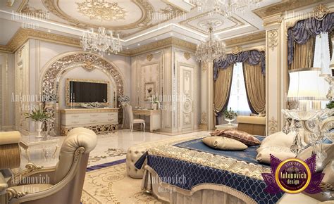 elegant bedroom interior design  luxury antonovich desig