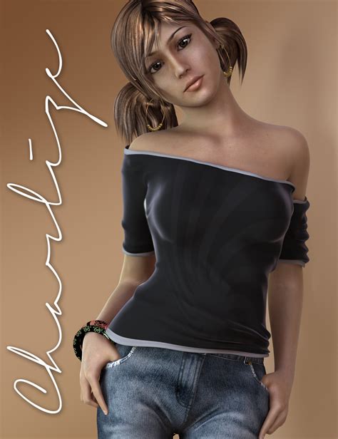 charlize for genesis 2 female character daz 3d