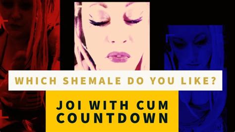 3 way shemale joi with metronome and cum countdown for straight dudes