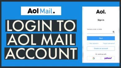 simple steps  login  aol email account