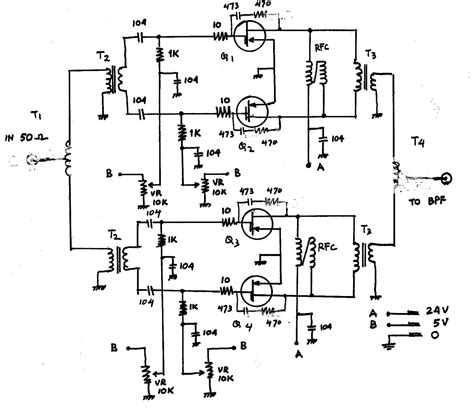 schematic  rf amplifier   priced mosfet