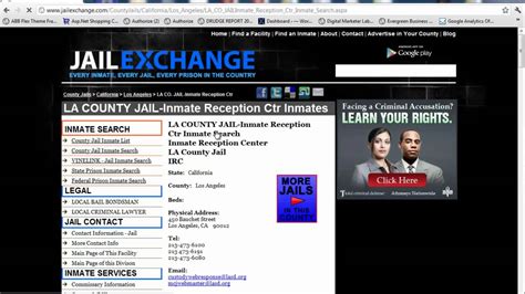 Los Angeles County Jail Inmate Search All You Need Infos