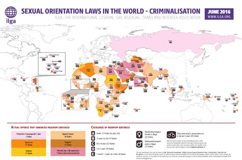 Criminalisation Map Sexual Orientation Laws 2016 Ilga