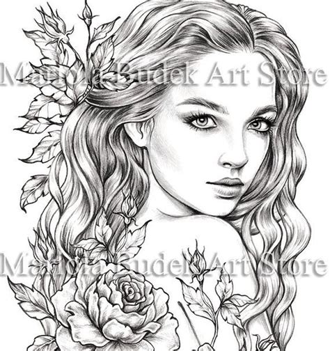 pure mariola budek premium coloring page coloring pages coloring