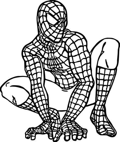 famous spiderman coloring pages printable   thekidsworksheet
