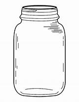 Jar Mason Drawing Jars Canning Sketch Clipart Icon Getdrawings Vector sketch template