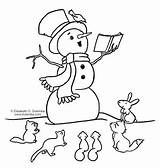 Coloring Snowmen Night Pages Snowman Storytelling Getcolorings sketch template