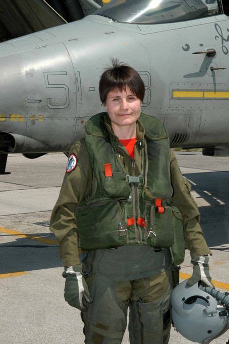 Captain Samantha Cristoforetti Italian Air Force Combat Pilot And
