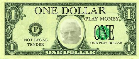 editable play money template unique  design   dollar bill