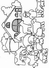 Animals Farm Coloring Kleurplaat Pages Animal Preschool Boerderij Colouring Worksheets Dieren Kids Crafts Knutselidee Nl Kindergarten Choose Board Cl Guardado sketch template