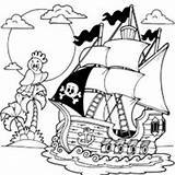 Pirate Ship Coloring Parrot Pages People Surfnetkids Next sketch template