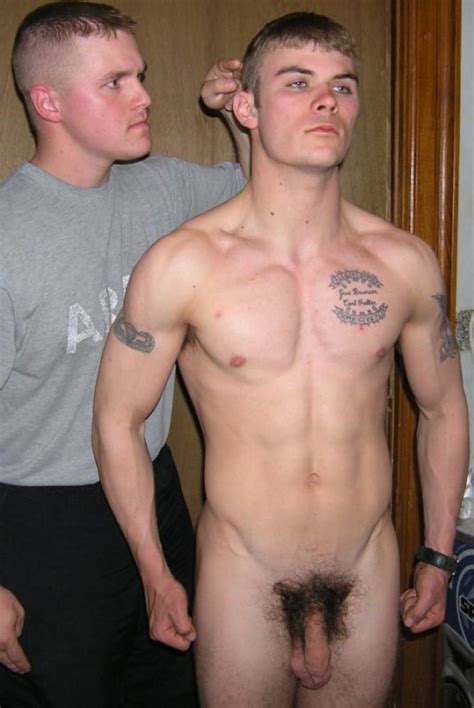 naked military men