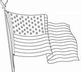 Flag Coloring Printable Pages American Outline Flags Drawing Usa Book Wave Color Kids Bestcoloringpagesforkids Print Small Drawings Paintingvalley sketch template