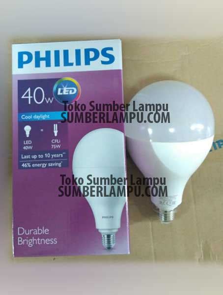 Lampu Philips Led 40 Watt Bulb Jumbo