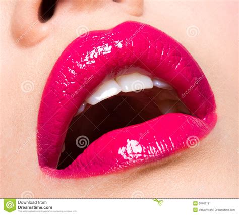 Beautiful Red Lips Stock Image Image Of Mouth Lips