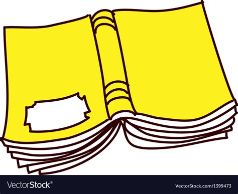 yellow book clipart