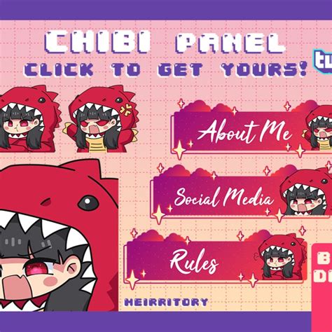 cute twitch panel youve     place twitch