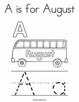 Coloring August Print Ll Twistynoodle sketch template