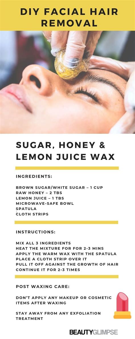 Homemade Wax Recipes For Facial Hair Removal Facial Hair