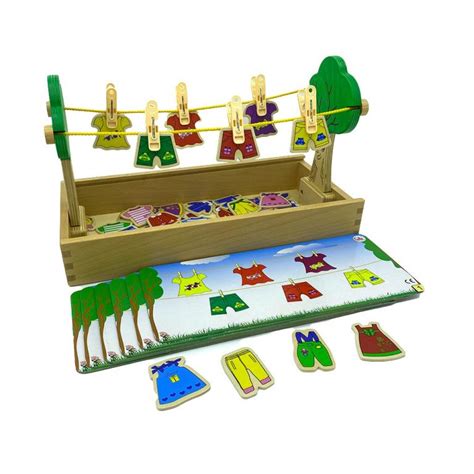 clothes  matching game educational toy library