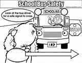 Safety Bus Coloring School Pages Colouring Medium Template Resolution Bigger sketch template