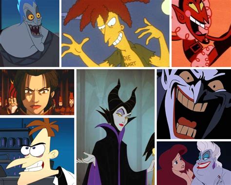 iconic evil cartoon characters