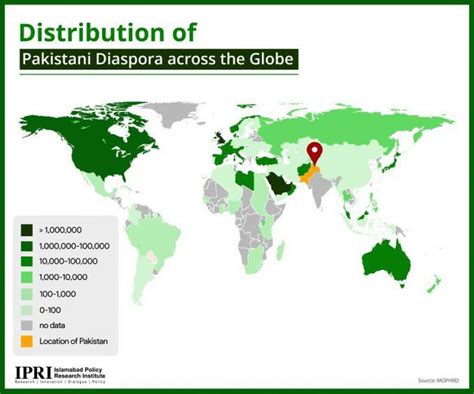 pakistan diaspora distribution map rpakistani