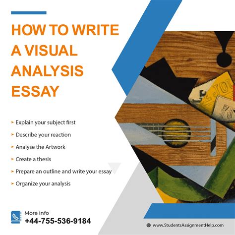 write  visual analysis essay