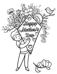 happy birthday mom coloring pages google search  images