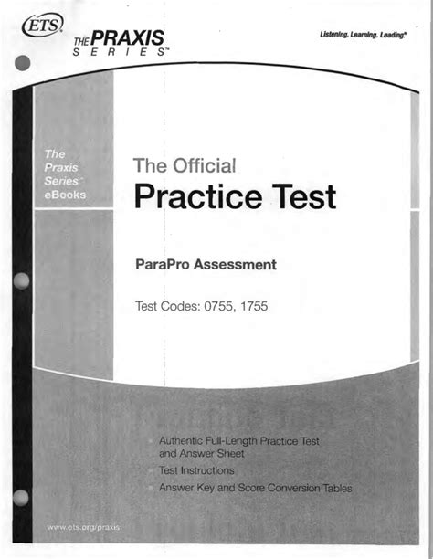 official practice test