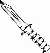 Knives Skinning Toppng Dagger Template Nicepng sketch template