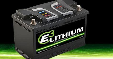 lithium high performance  volt automotive battery motorhome