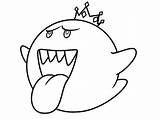 Boo Mario Coloringpages4u Kart Kingboo Clipartmag sketch template