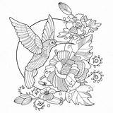 Colibri Pura Vida Hummingbird Kleurend Kolibrie Floral Adultes Pour Running Puravidauniversity Costa Coloringideas Colibrí sketch template